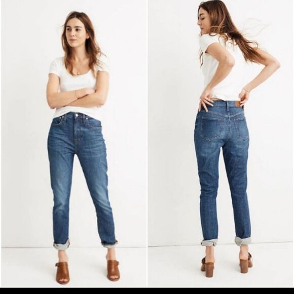 NWT Madewell High Rise Slim Boyfriend Jean Size 23 - Picture 1 of 12